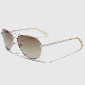 Kate Spade Emmaline Silver Aviator Sunglasses NWOT
